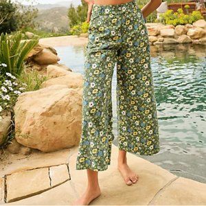 Free People Menocra Cropped Wide Leg Pants